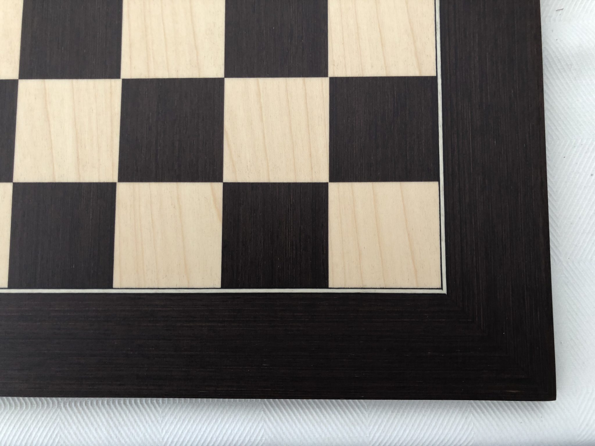 Dark Brown Wenge Chess Board 2.2in Squares 23in Total - ChessBaron ...